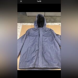 Levi’s men’s softshell Sherpa lined hooded trucker jacket ( LM8RP200 )